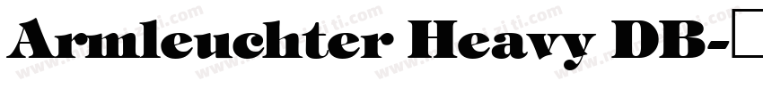 Armleuchter Heavy DB字体转换